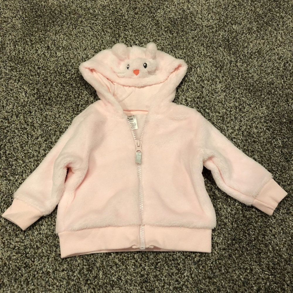 Baby Girl 3-month Warm Fleece Jacket